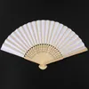 Dekorativa objekt Figurer 50 PCSlot White Folding Elegant Paper Hand Fan Wedding Party Favors 21cmwhite 221129