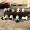 Criativo pauzinhos de cerâmica suporte mesa decoração dos desenhos animados titular panda forma moda utensílios de cozinha titular