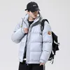Mens Down Parkas Couples Letter Print Winter Jacket Men Thickened Warm Fashion Shiny Hooded Cotton Coat with Hood 221129