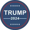 الجولة 2024 الحملة الرئاسية الأمريكية ترامب 2024 ملصقات للسيارة ملصقات ديكور DB515