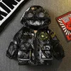 Down Coat Boys Down Jacket Coat Overcoat Cotton White Warm Thicken Winter Plus Size Children039s Clothing 2211282892109