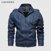 Mens Leather Faux CARANFIER Brand Jacket High Quality Motorcycle Jackets Coats Men Jaqueta De Couro Masculina 4xL 221129