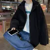Herrjackor män rockar kläder varm baggy chaquetas europeiska coola japanska stiliga streetwear hip hop teens huva mode 221129