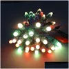 Módulos de LED RGB WS2811 IC LED LUZES DE PIXEL MODO 12mm IP65 Ponto à prova d'água DC 5V String de Natal Luz endereçável para letras SIGN DH4HP