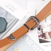 Belts Vintage Engraved Alloy Waist Belt Women Casual Fashion Student Pu Leather Denim Clothing Accessories