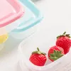 Garrafas de armazenamento 6pcs Recipientes com tampas Prepare o freezer para casa de geladeira