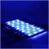 Moduły LED RGB Tryby LED Wysoka światła wodoodporne 12V Reklama FL Kolor 5050 5730 SMD 2W 150LM Podświetlenie dla liter Channer Drop Dhmtd