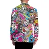 Pakken voor heren Blazers Heren Slim Custom Mode Jongens 3D Graffiti Print Kleding Zomerjas Man Oversize Dagelijks Y2k Harajuku Tops 221128