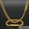 Chains Chains Hip Hop 18K Gold 6Mm Chain For Men Necklace Stainless Steel Pvd Plated Drop Delivery Jewelry Necklaces Pendants Dhgarden Dhser