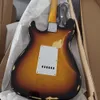 Chitarra elettrica 6 corde Tobacco Sunburst Relic con pickup SSS Tastiera in palissandro Hardware cromato personalizzabile