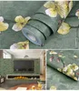 10M Self Adhesive 3D Wallpaper Flower design Embossed Waterproof and Resistant Wall Stickers for Bedroom and Living Room