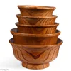 Bowls Mongolian Milk Tea Bowl Friendly Jujube Wood Drinkware Kitchenware Household El Suppliers Kitchen Bar Drop