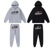 Homens Tracksuits Outono Inverno Rua Moda Jogging Homem Conjunto Algodão Hoodies Moletons Trapstar Tracksuit Calças Casuais Terno Marca Mens Roupas 221128