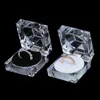 Boîtes de bijoux Clear Acrylique Crystal Ring Boes Oreads Organizer PA J220823