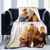 Blankets Custom Blanket With Words Picture Collage Customized Birthday Souvenir Gifts Personalized Throw For Father Mom