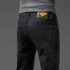 New JEANS chino Pants pant Men's trousers Stretch Autumn winter close-fitting jeans cotton slacks washed straight business casual Q9517