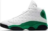 Med Box Jumpman 13 Men Women 13s Basketball Shoes Lucky Green Trainers Sport Sneakers Storlek 6 6.5 7 7.5 8 8.5 9 9.5 10 10.5 11 11.5 12 12.5 13 13.5