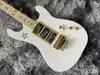 LVYBEST Kinesisk elektrisk gitarrvit färg Duplex Tremolo System 3 Pickups stjärnor FRET INLAYS