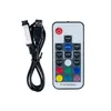 Mini Controller RGB Remote Control DC5-24V 17key RF Wireless For Led Strip Tape Lighting