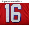 Shane Falco #16 The Remplacements Film Maillot de Football Homme Cousu Rouge S-3XL