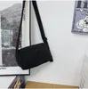 Evening Bags Female 90S Y2K Canvas Textile Mini Square Crossbody Bag For Phone 2022 Stylish Small Size Fabric Pocket Side Sling Pouch