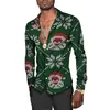 Men s Casual Shirts Funny Christmas Theme 3D Print Butttton Long Sleeve Streetwear Tops Unisex Holiday Party Chic Hawaiian Shirt 221128