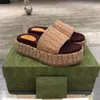 Designer dames sandalen heren slippers slippers schoenen schoenen met hoge hak hot laarzen luxe platte dikke bodem borduurwerk bedrukte gelei