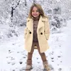 Jackets Toddler Baby Kids Girls Windproof Winter Solid Coat Thicken Warm Outwear Clothing Clothes Among Girsl Boys Birthday Party 221129