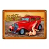 Classique Bus Moto Voiture Métal Peinture Vintage Home Decor Tin Sign Bar Pub Garage Affiche Décorative Shabby Chic Plaque 20cmx30cm Woo