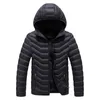 Mens Down Parkas Chaifenko Winter Warm Casual Jacket Autumn Fashion Streetwear WITRPOOF GRUBY Z kapturem Slim Solid Coat 221129