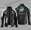 Mens Jackets MV Agusta PU Leather Motorcycle Men Slim Fit 221129