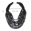 Chokers Manilai Bohemian Multilayer Wood Bead Choker Halsband för kvinnor Handgjorda pärlstav uttalande halsbandsmycken 8 färger 221128