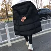 Homme vers le bas mode épais chaud coupe ajustée mâle pardessus hommes longue veste manteau hiver solide noir Parkas hommes grande taille 4XL