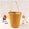 Party Favor Halloween Canvas Bucket Party Favor Cartoon Pumpkin Vampire Ghost Witch Handbags Candy Bag Kids Gift Bags B3 Drop Delive Dhrel