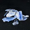 Decoratieve beeldjes natuurlijke kyaniet dunne kwarts vorm blauw gewassen kristal grind edelstenen sed voor reiki genezende originele kristallen