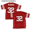 Maillot de football personnalisé #32 Franco Harris High School, cousu rouge, taille S-4XL