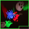 LED -effekter RGBW Laser Light Glory Shine Snowflake 3W LED Projector inomhus Moving Lamp för barn Jul Holloween Decoration Drop DHCRA