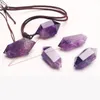 Chains Irregular Hexahedral Double Terminated Amethysts Wand Faceted Specimen Healing Crystal Genuine Natural Feng Shui