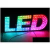 Modules LED RVB WS2811 IC LED Mode Pixel Lumières 12Mm IP65 Point étanche DC 5V Chaîne Lumière adressable de Noël pour les lettres signe Dh4Hp