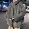 Herrjackor män rockar kläder varm baggy chaquetas europeiska coola japanska stiliga streetwear hip hop teens huva mode 221129