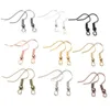 100 pcs/lot 20x17mm bricolage boucle d'oreille résultats boucles d'oreilles fermoirs crochets raccords bijoux à bricoler soi-même faisant des accessoires fer crochet fil d'oreille bijoux