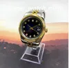 Meerdere stijlen Luxe mannen Horloges Night Vision Automatische datum Mechanische Saffier Business Affairs 41mm vouwen gespeld geel goud waterdicht