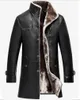 Couro masculino faux mens roupas genuínas ovelhas natural casaco inverno parka real pele longa pelúcia grossa oversize jaquetas de pele de carneiro para homem m-5xl 221128