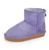 2022 Hot AUS Designer U5854 Snow Boots Boot Classic Super Mini Warm Boots Suede Soede Shoes Miniwomen Short