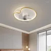 Plafonniers LED rond carré avec ventilateurs pour chambre salon salle à manger cuisine lampe moderne minimaliste