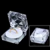 Boîtes de bijoux Clear Acrylique Crystal Ring Boes Oreads Organizer PA J220823