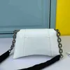 Axelväska timglas shoppare tygväskor kvinna väskor vintage läder designer handväskor mode crossbody väska purses kvinnor handväska 0516