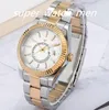 Multiple styles watch Mens automatic Mechanical watches 42mm Inner ring working full stainless steel Swim wristwatches sapphire luminous SKY calendar watch