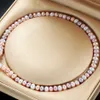 Chokers Natural Freshwater Long Pearl Necklace For Women Neck Chain Multi-Color High Luster Pearls Jewelry 925 Silver Clasp Beads Choker 221128