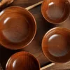 Bowls Mongolian Milk Tea Bowl Friendly JuJube Wood Drinkware Kitchenware Hushåll EL Leverantörer Kök Bar Drop2398600